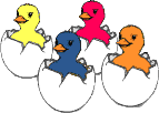 GIF-Bild Ostern im Pixel-Style