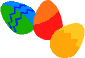 GIF-Bild Ostern im Pixel-Style