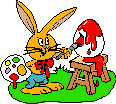 GIF-Bild Ostern im Pixel-Style