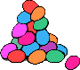 GIF-Bild Ostern im Pixel-Style