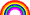 GIF-Bild Regenbogen im Pixel-Style