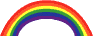 GIF-Bild Regenbogen im Pixel-Style