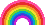 GIF-Bild Regenbogen im Pixel-Style