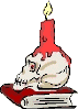 GIF-Bild Totenkopf im Pixel-Style