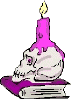 GIF-Bild Totenkopf im Pixel-Style