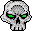 GIF-Bild Totenkopf im Pixel-Style
