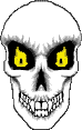 GIF-Bild Totenkopf im Pixel-Style