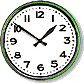 GIF-Bild Uhr im Pixel-Style