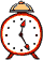 GIF-Bild Uhr im Pixel-Style