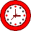 GIF-Bild Uhr im Pixel-Style