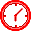 GIF-Bild Uhr im Pixel-Style