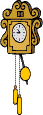 GIF-Bild Uhr im Pixel-Style