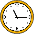 GIF-Bild Uhr im Pixel-Style
