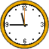 GIF-Bild Uhr im Pixel-Style