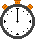 GIF-Bild Uhr im Pixel-Style