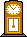 GIF-Bild Uhr im Pixel-Style