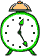 GIF-Bild Uhr im Pixel-Style