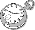 GIF-Bild Uhr im Pixel-Style