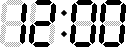 GIF-Bild Uhr im Pixel-Style