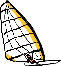 GIF-Bild Windsurfen im Pixel-Style
