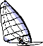 GIF-Bild Windsurfen im Pixel-Style
