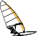 GIF-Bild Windsurfen im Pixel-Style