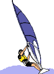 GIF-Bild Windsurfen im Pixel-Style