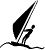 GIF-Bild Windsurfen im Pixel-Style