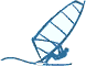 GIF-Bild Windsurfen im Pixel-Style
