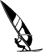 GIF-Bild Windsurfen im Pixel-Style