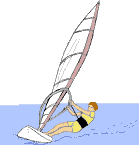 GIF-Bild Windsurfen im Pixel-Style