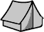 GIF-Bild Zelt im Pixel-Style